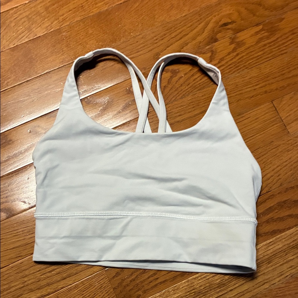 Lululemon white sports bra